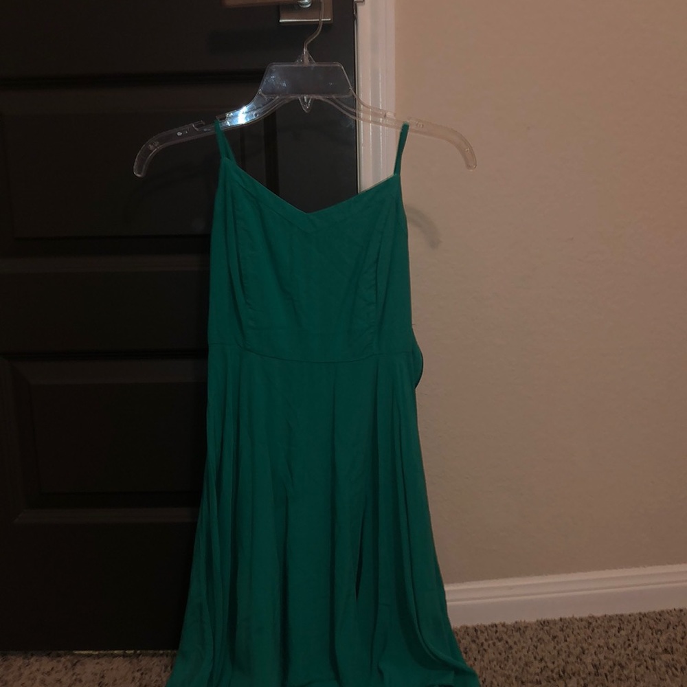 Green dress